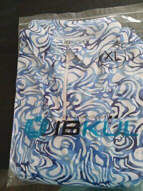 womens Ibkul 3 quarter zip long sleeve shirt  XL